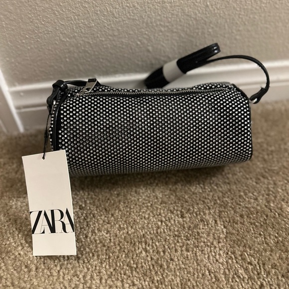 ZARA SHIMMERY DUFFEL BAG - Picture 7 of 7